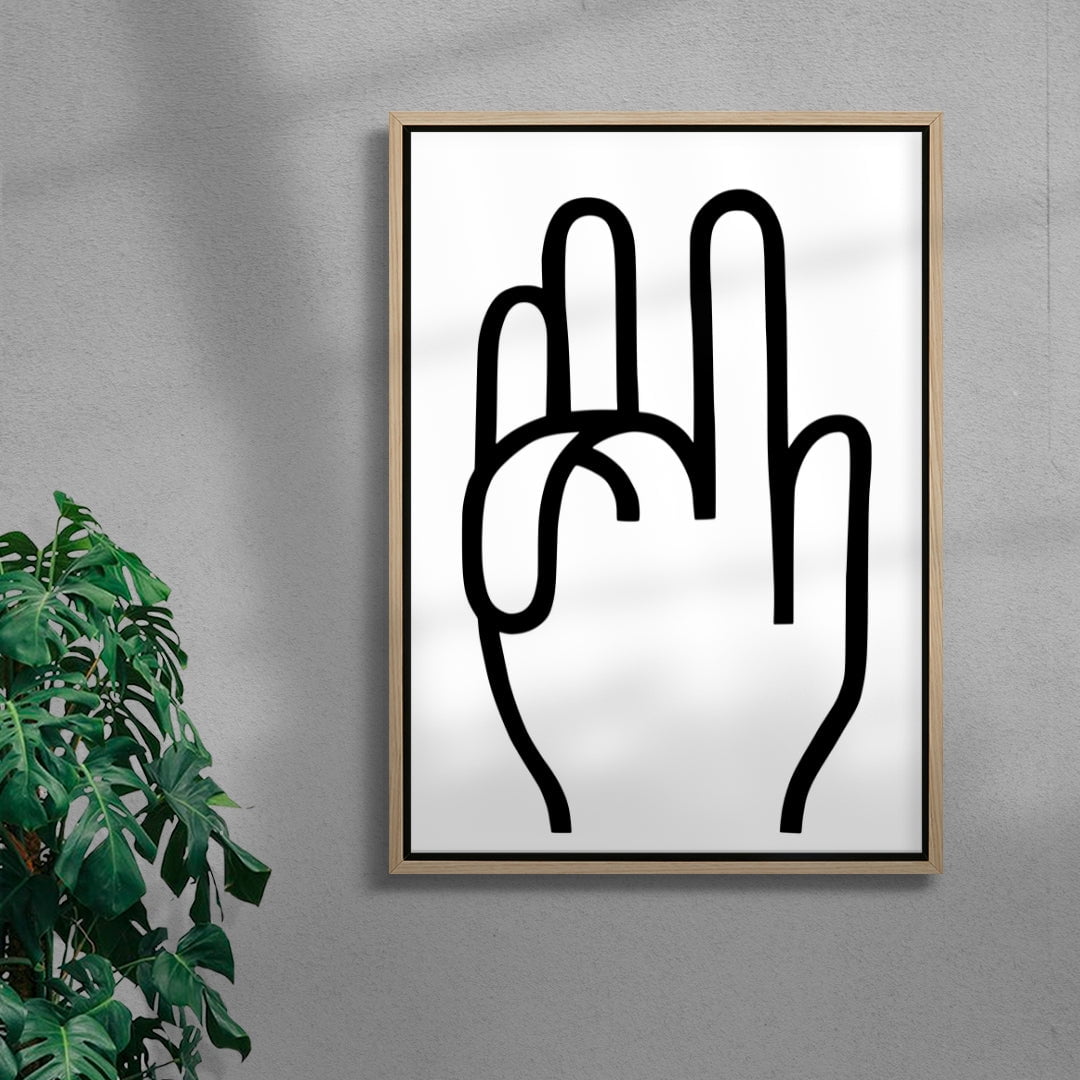 Fall 01 contemporary wall art print by David Vanadia - sold by DROOL