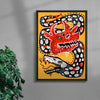 Best Friend contemporary wall art print by Kwonny - sold by DROOL