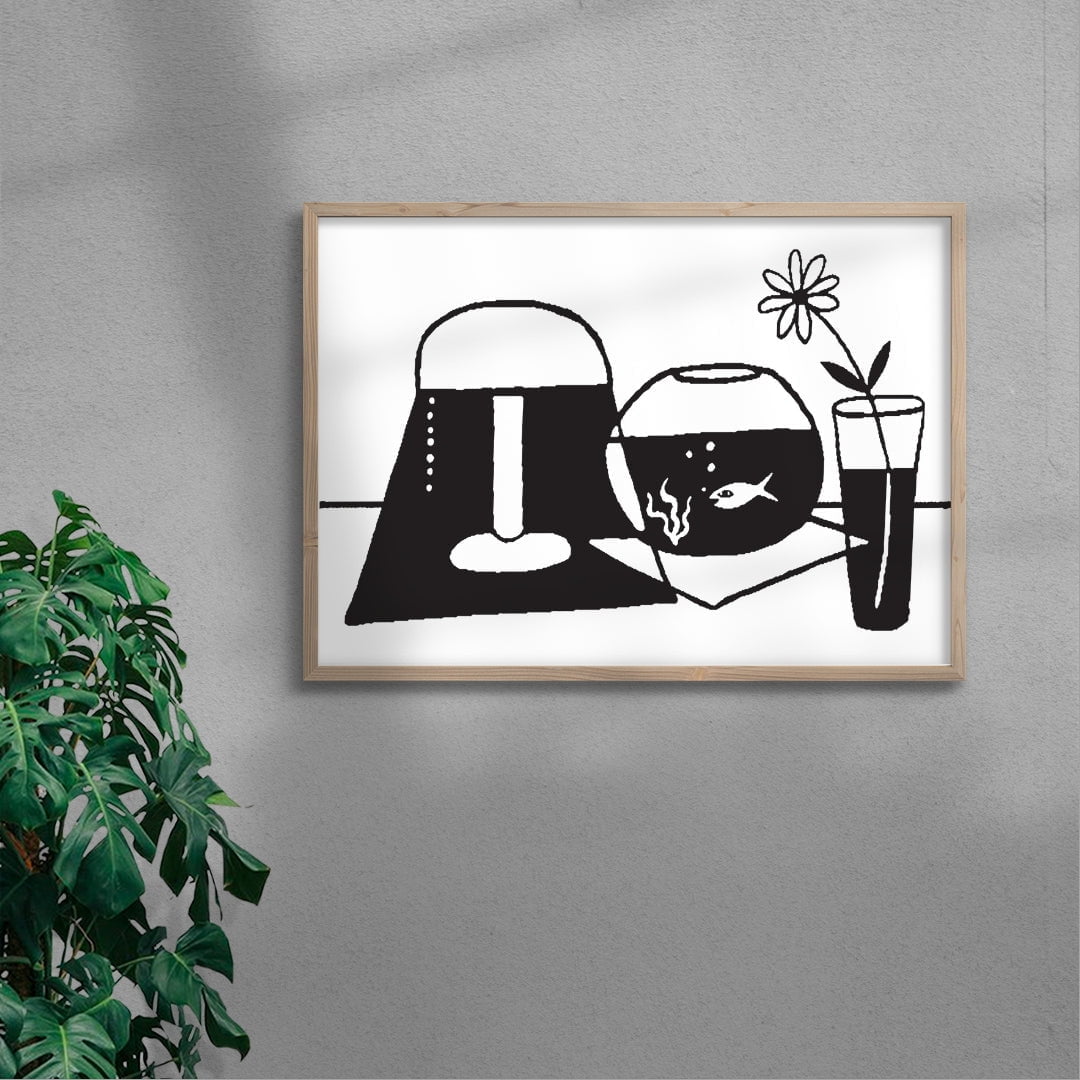 STILL LIFE 1 contemporary wall art print by Max Blackmore - sold by DROOL