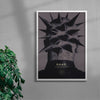 Thoughts contemporary wall art print by Meindl Taxer - sold by DROOL