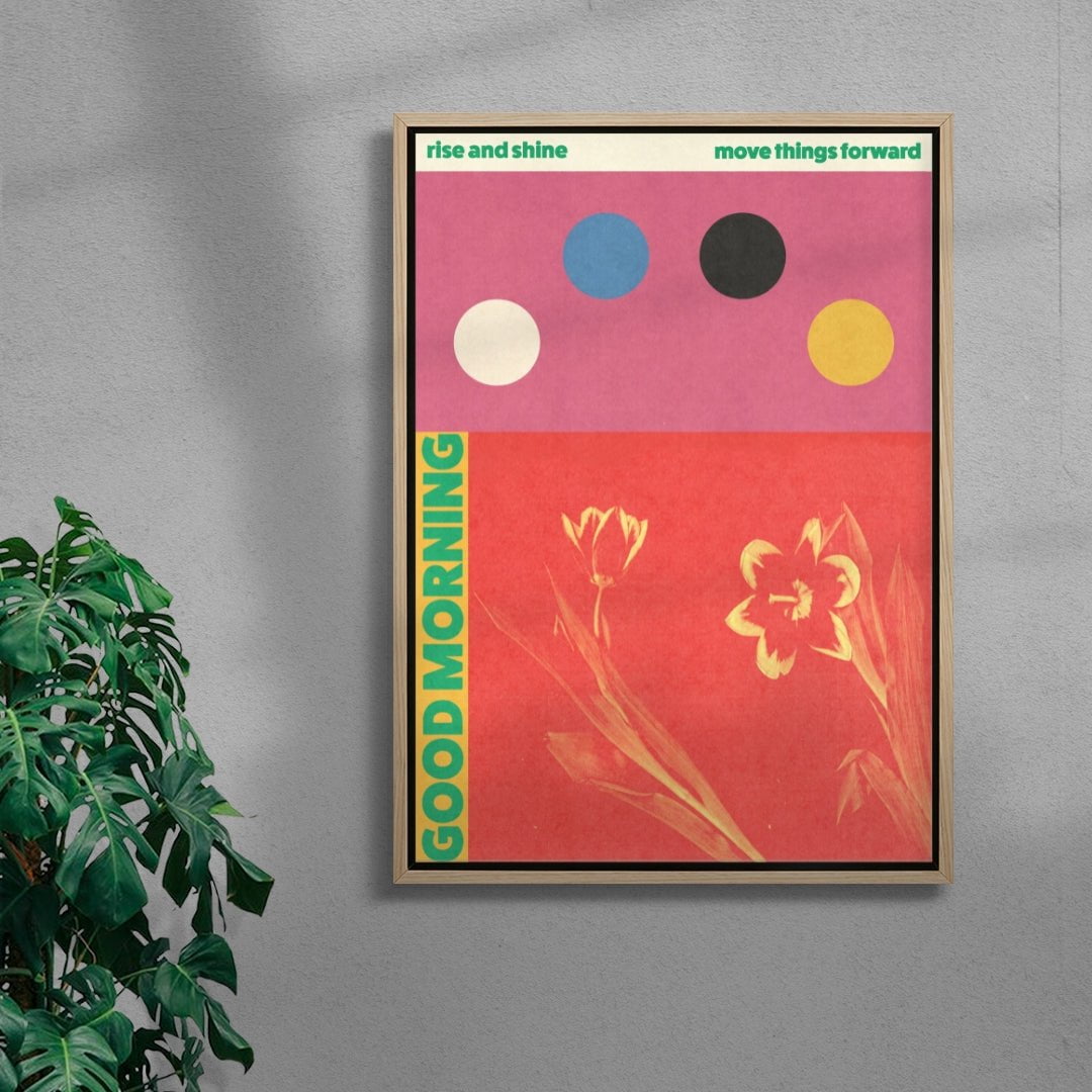 Move Things Forward contemporary wall art print by Imo Sinclair - sold by DROOL