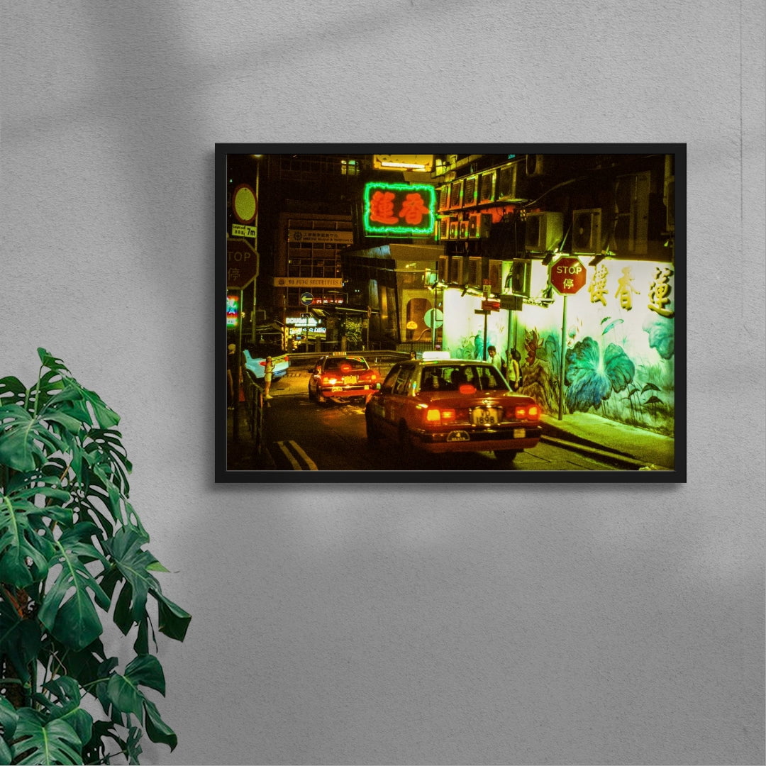 Hong Kong Nights contemporary wall art print by Francesco Aglieri Rinella - sold by DROOL