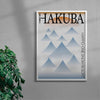 Hakuba contemporary wall art print by John Schulisch - sold by DROOL