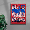 Gestures contemporary wall art print by Gentle Oriental - sold by DROOL