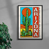 Arizona contemporary wall art print by Othman Zougam - sold by DROOL