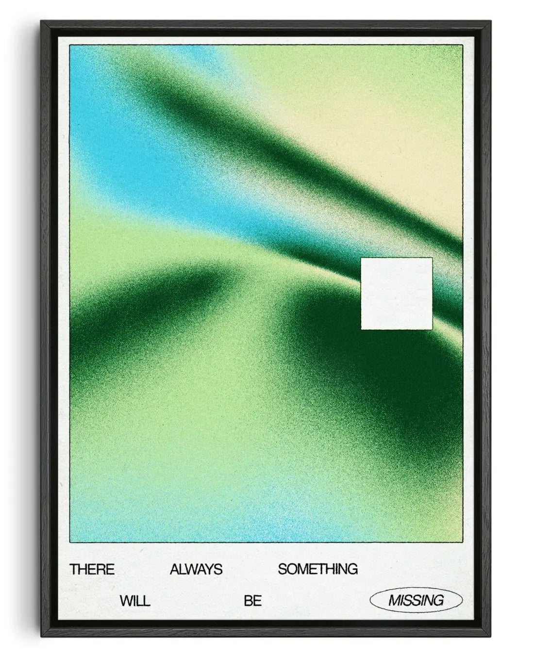Missing contemporary wall art print by Coveposter - sold by DROOL