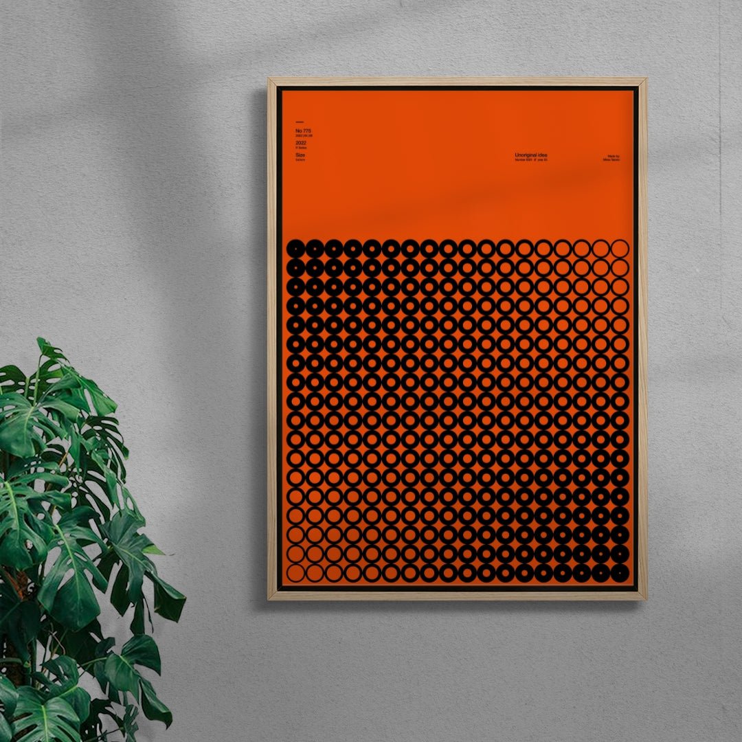 Unoriginal contemporary wall art print by Mirza Talovic - sold by DROOL