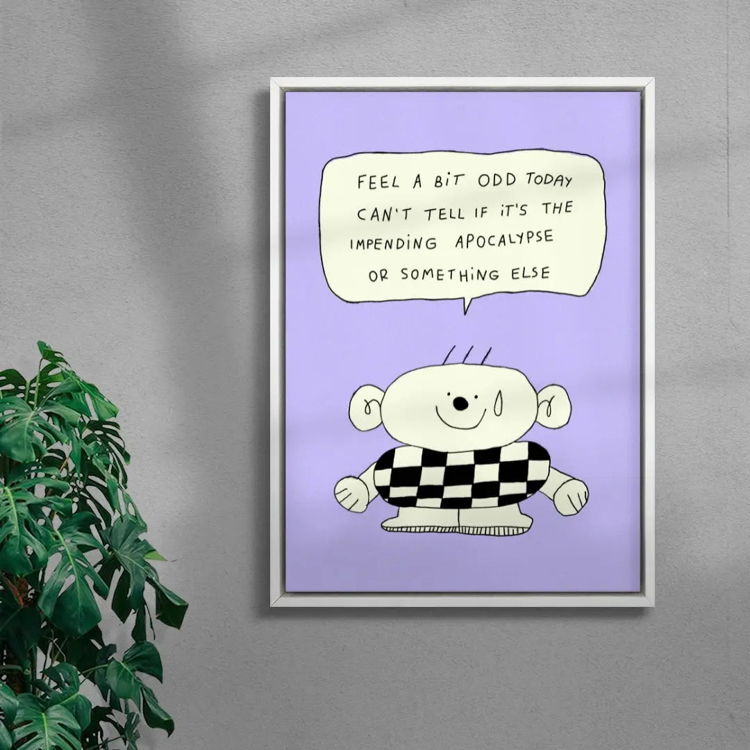 A Bit Odd contemporary wall art print by Bianca Beneduci Assad - sold by DROOL