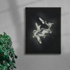 Spirals contemporary wall art print by Antoine Paikert - sold by DROOL