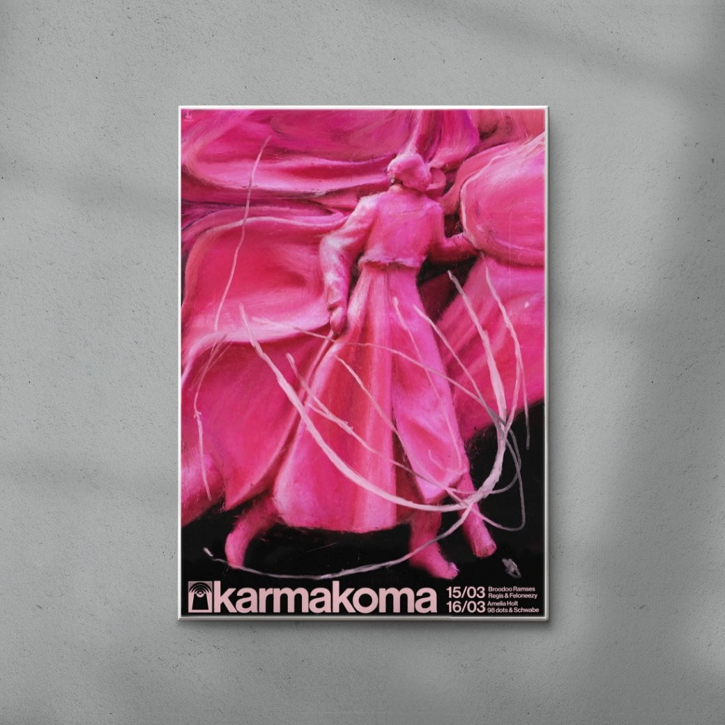 Karmakoma 98/HOLT contemporary wall art print by Floating Bstrd - sold by DROOL