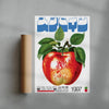 Red Apple contemporary wall art print by George Kempster - sold by DROOL