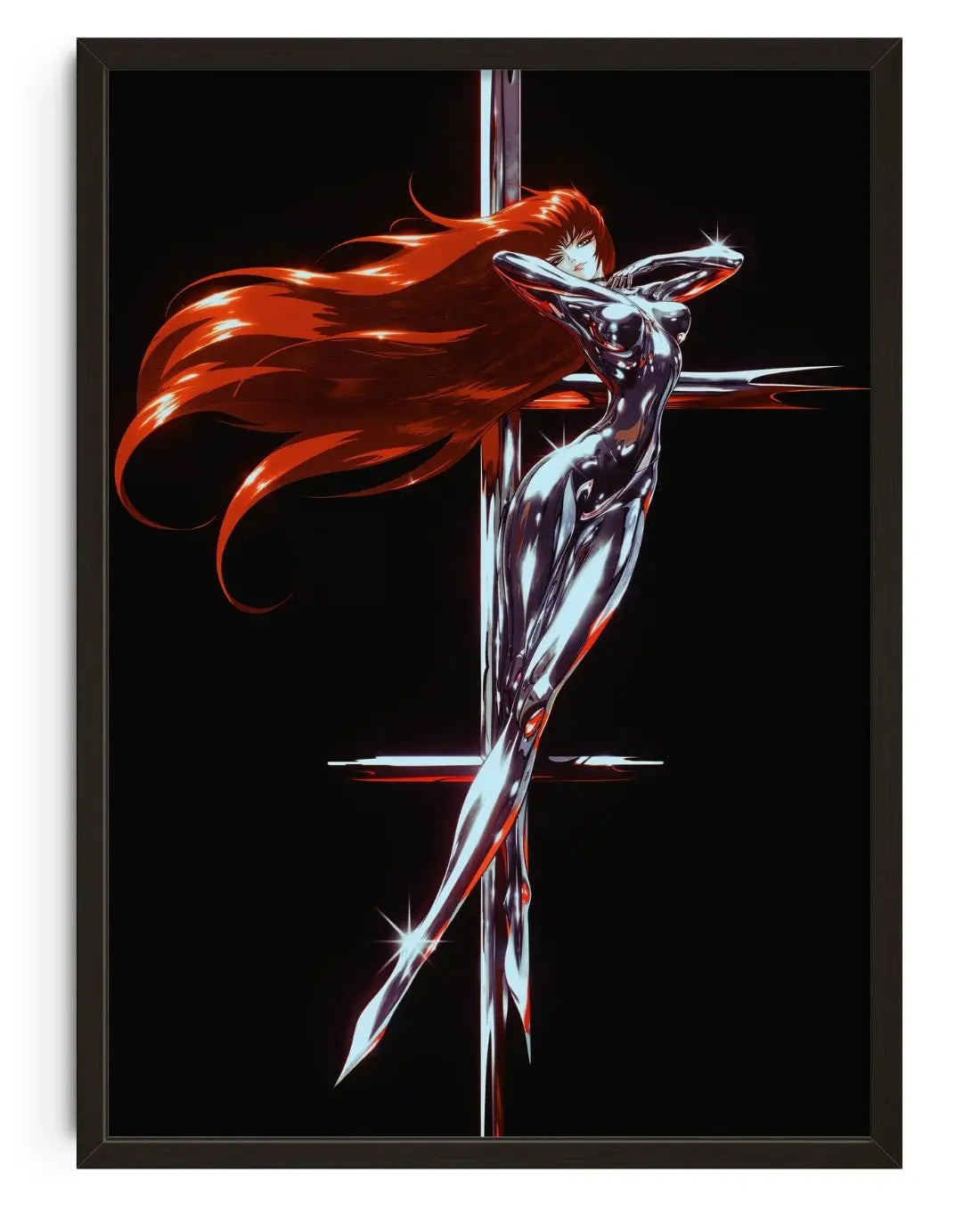 SOUTH OF HEAVEN contemporary wall art print by dolorsilentium - sold by DROOL