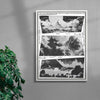 Still here contemporary wall art print by Todd Pham - sold by DROOL