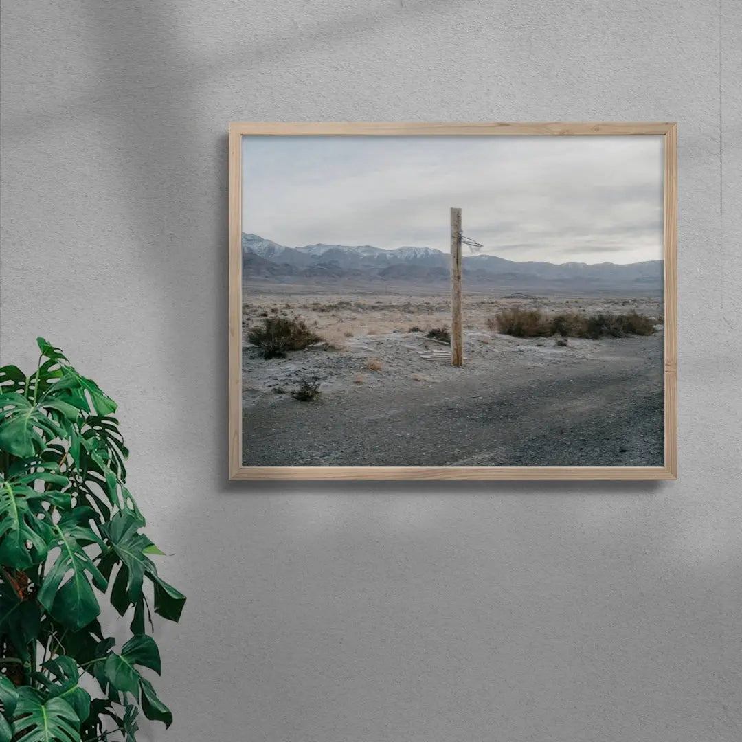 Desert Hoop contemporary wall art print by Alex Cook - sold by DROOL