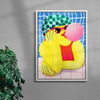 Siesta Frizzante contemporary wall art print by Nina Bachmann - sold by DROOL