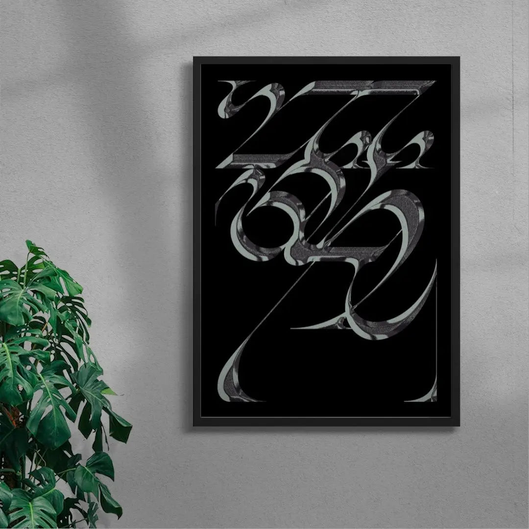 Heraldo III contemporary wall art print by Casiel Checoni - sold by DROOL
