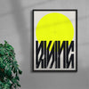 RISING contemporary wall art print by Xtian Miller - sold by DROOL