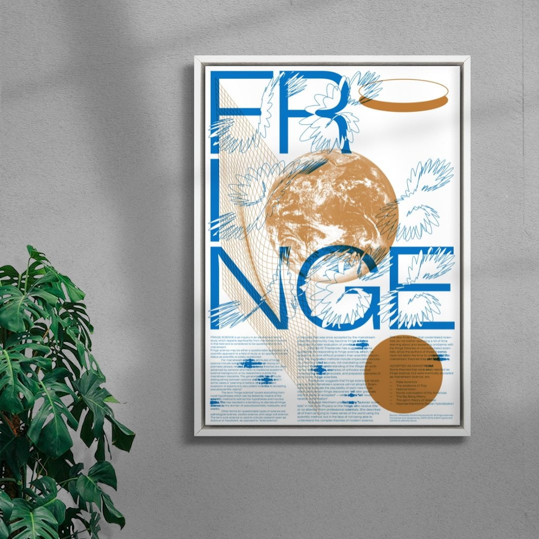 Fringe contemporary wall art print by Studio Trikken - sold by DROOL