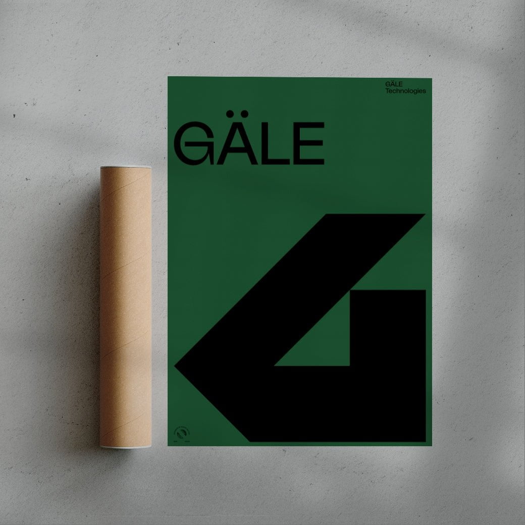 Gäle contemporary wall art print by Duane Dalton - sold by DROOL