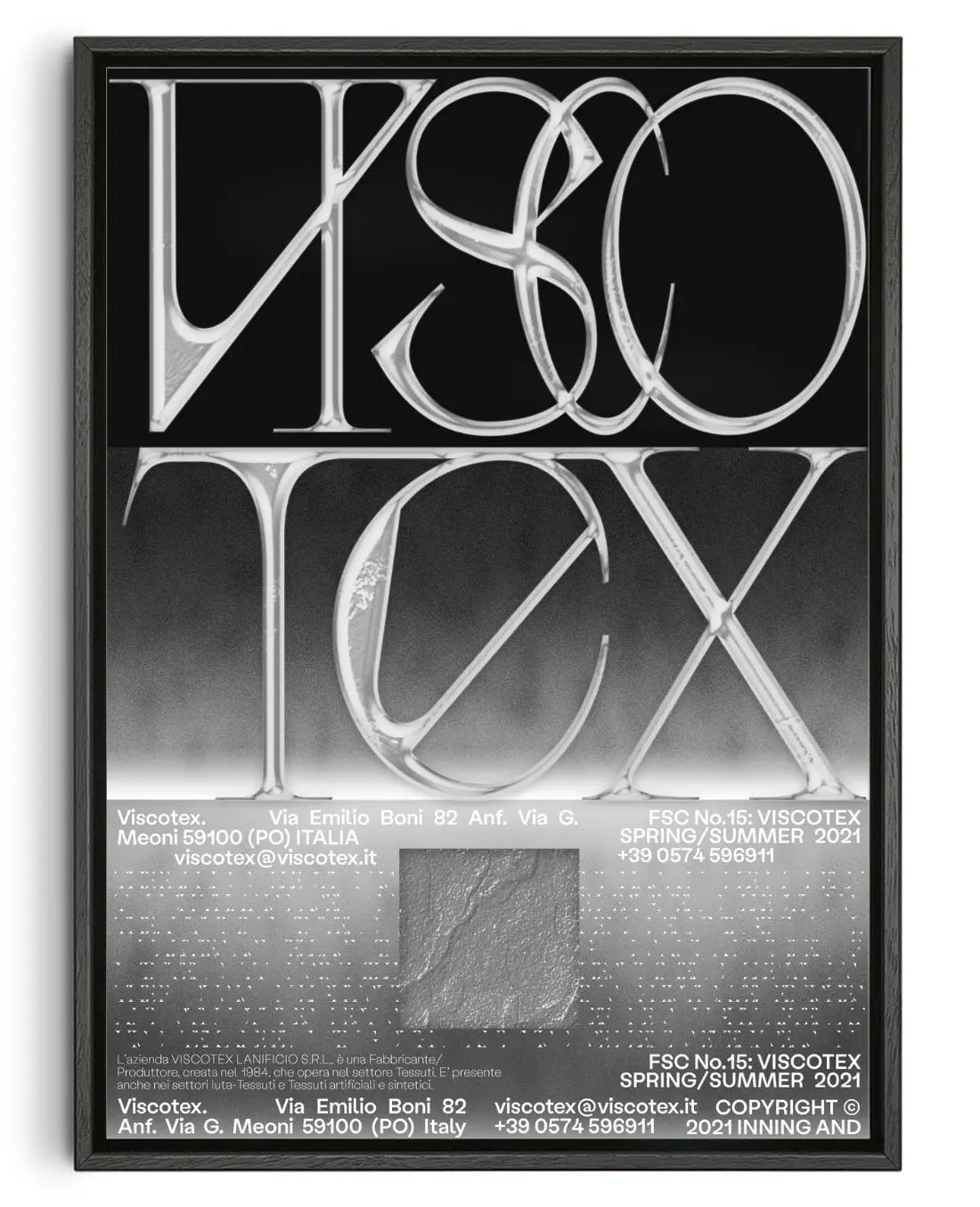 Viscotex contemporary wall art print by Hui Hwang - sold by DROOL