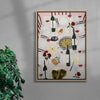 Steak Frites contemporary wall art print by Natalie Savage - sold by DROOL