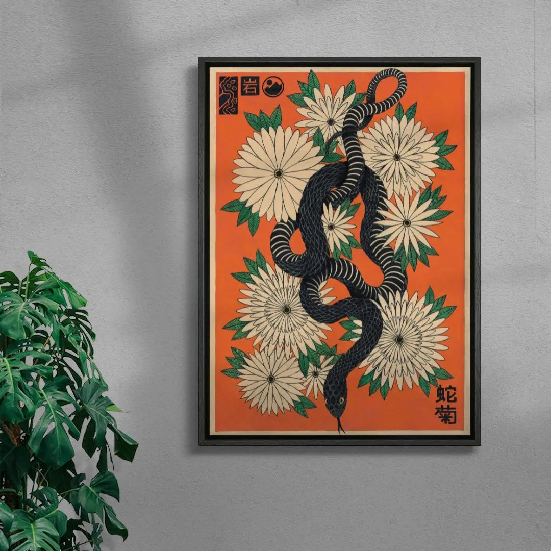 The Serpent and the Nine Chrysanthemum