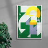 Reproduire Symbol (Version 1) contemporary wall art print by Duane Dalton - sold by DROOL