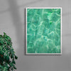 haze in the water contemporary wall art print by Eve Lee - sold by DROOL