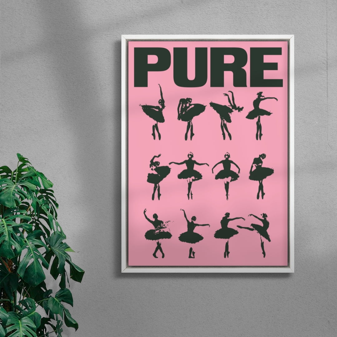 PURE contemporary wall art print by Utsav Verma - sold by DROOL