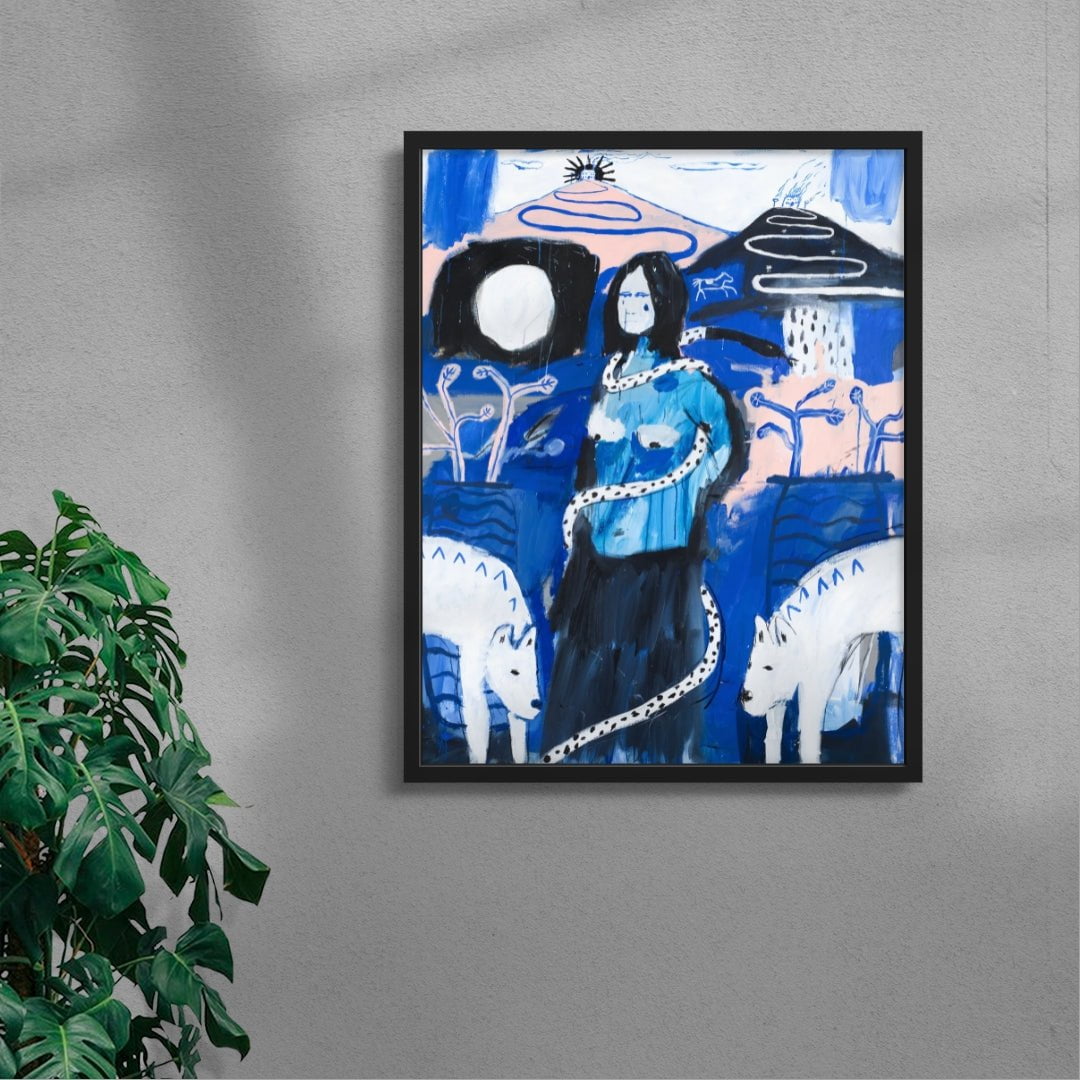 The snowdonia temptress contemporary wall art print by Billy Bagilhole - sold by DROOL