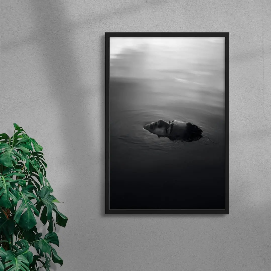 Surfacing contemporary wall art print by Thanushan Uthayakumar - sold by DROOL