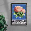 Ixora Waterfall contemporary wall art print by George Kempster - sold by DROOL