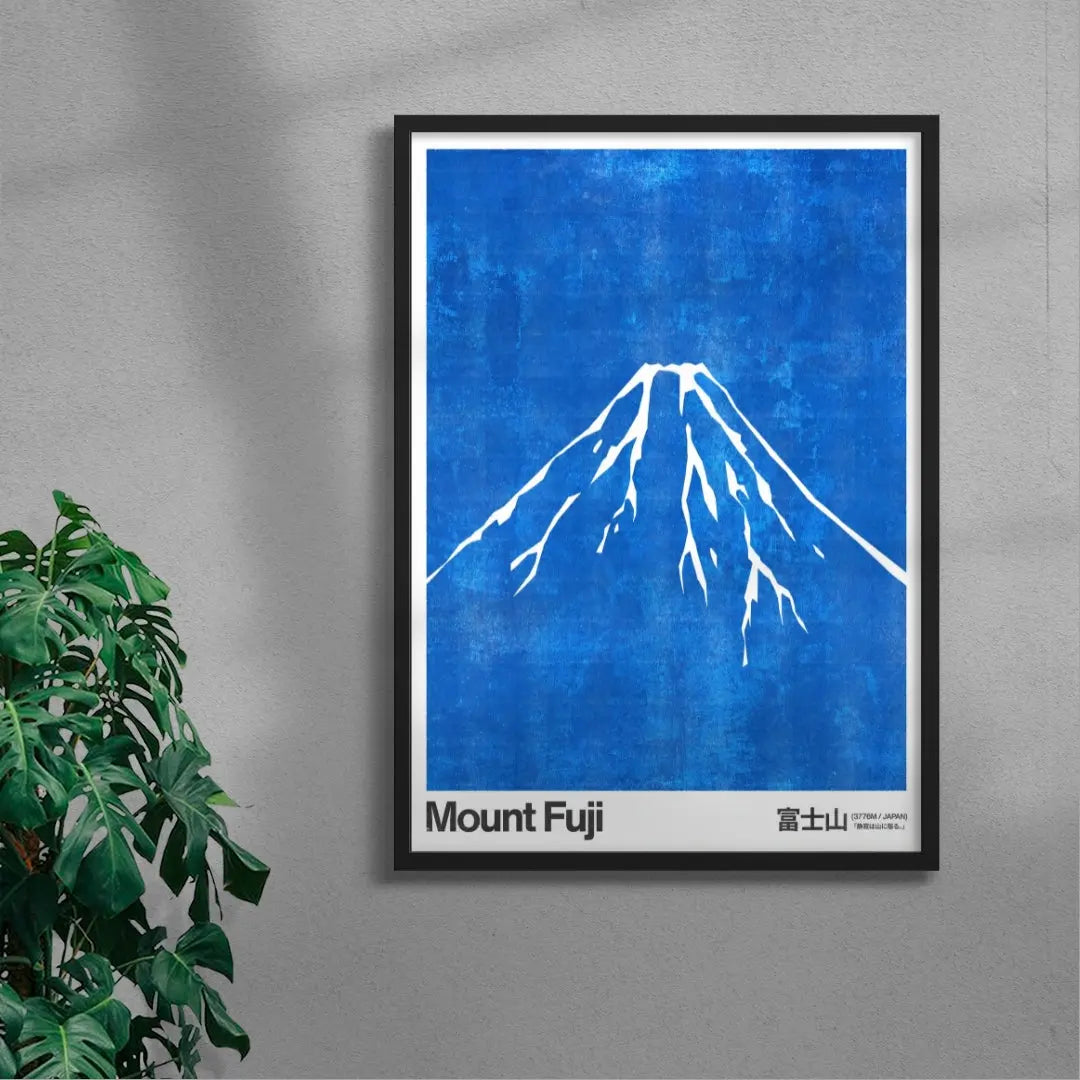 Fuji in Blue Silence