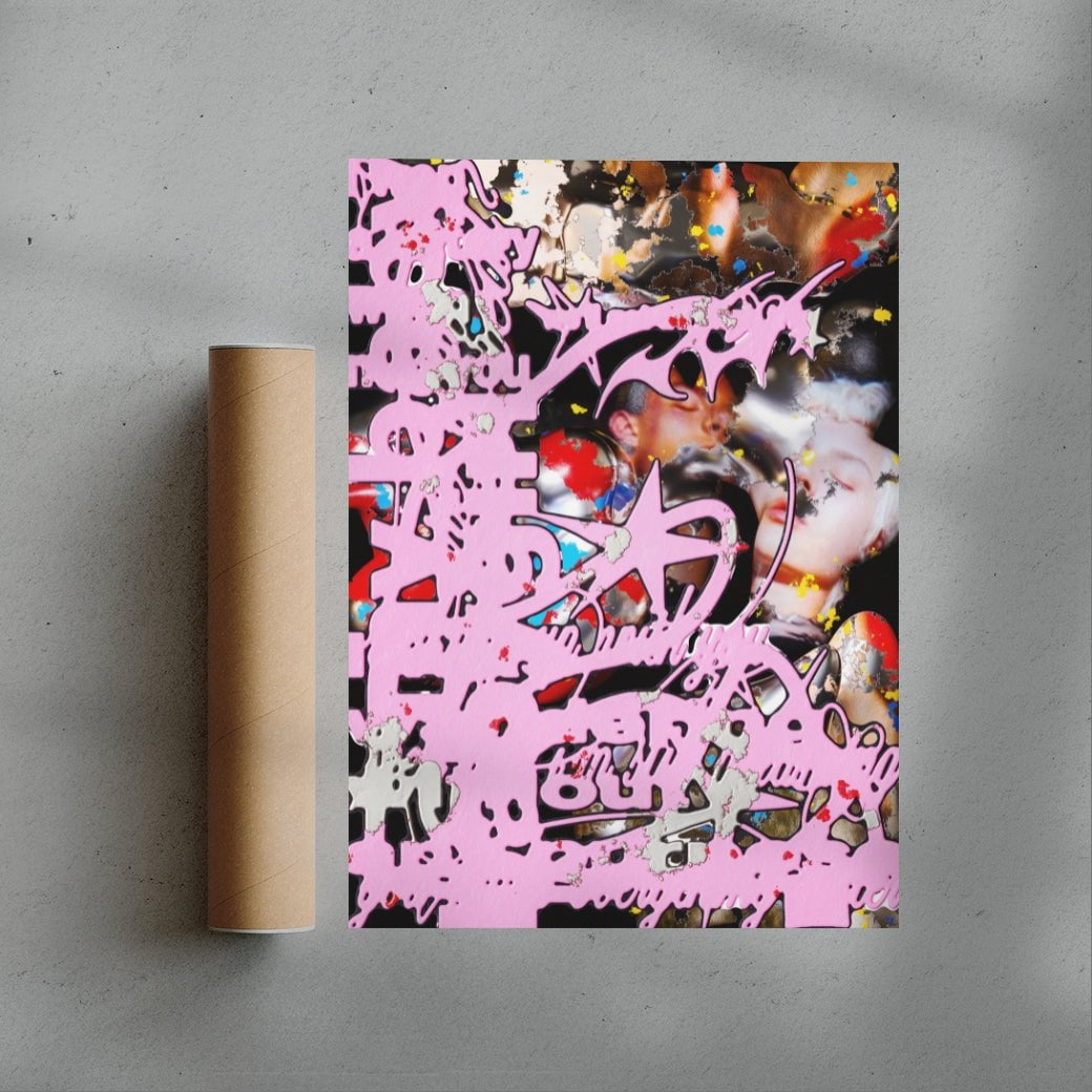 Are You Even Real contemporary wall art print by Kitasavi - sold by DROOL