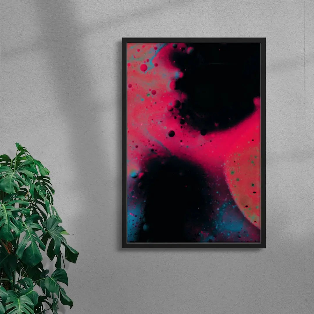 Blot contemporary wall art print by Omar Belattar - sold by DROOL