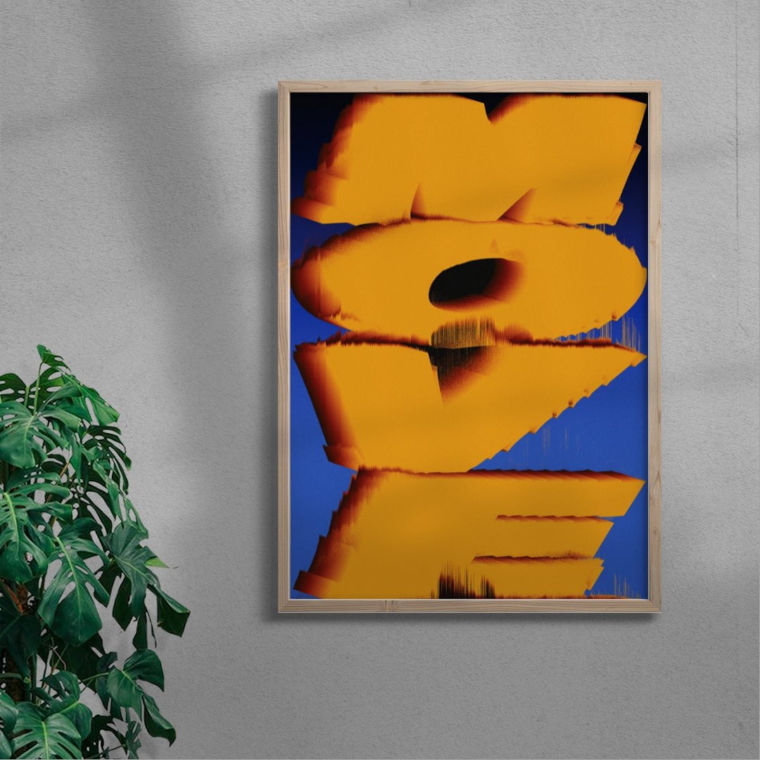 Move contemporary wall art print by Sheyi Adebayo - sold by DROOL