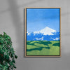Hvannadalshnúkur contemporary wall art print by Lily Kong - sold by DROOL
