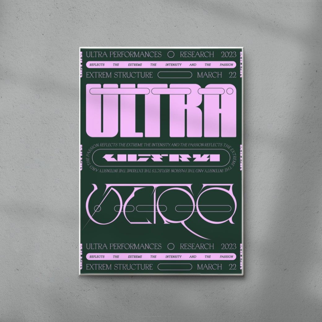 Ultra contemporary wall art print by Jules Bigot - sold by DROOL