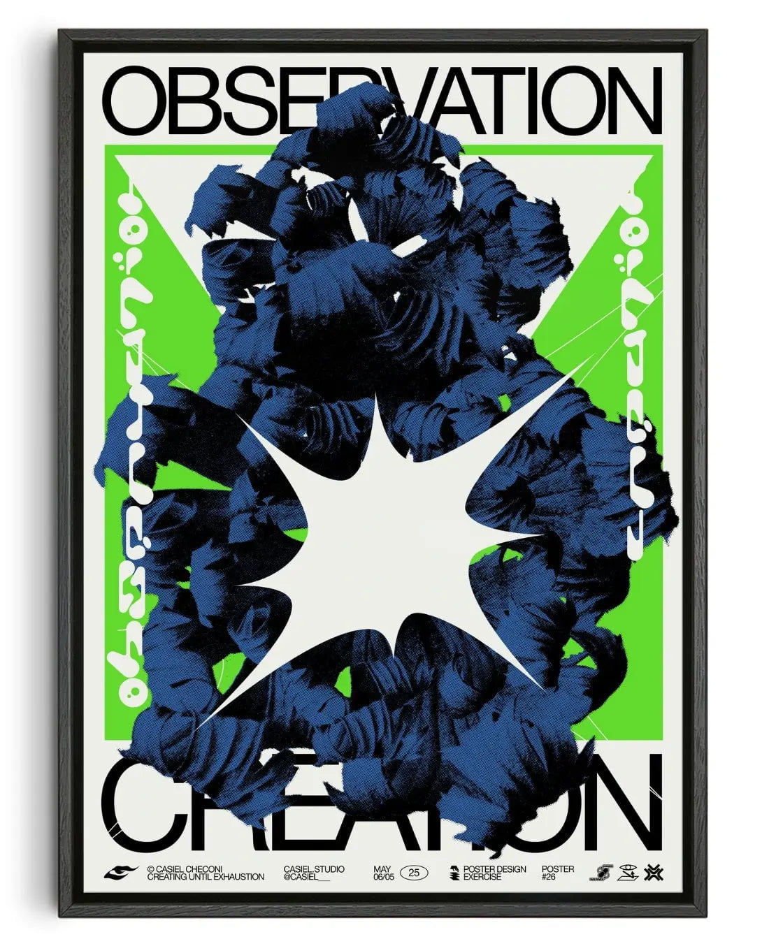 Observation Creation contemporary wall art print by Casiel Checoni - sold by DROOL