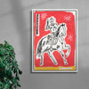 Into The Wild contemporary wall art print by Caitlin Flood-Molyneux - sold by DROOL