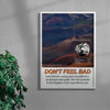 Don't feel bad contemporary wall art print by Salome Frenzel - sold by DROOL