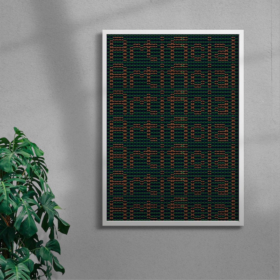 Poster 189 (Artificial) contemporary wall art print by Gang Buron-Yi - sold by DROOL