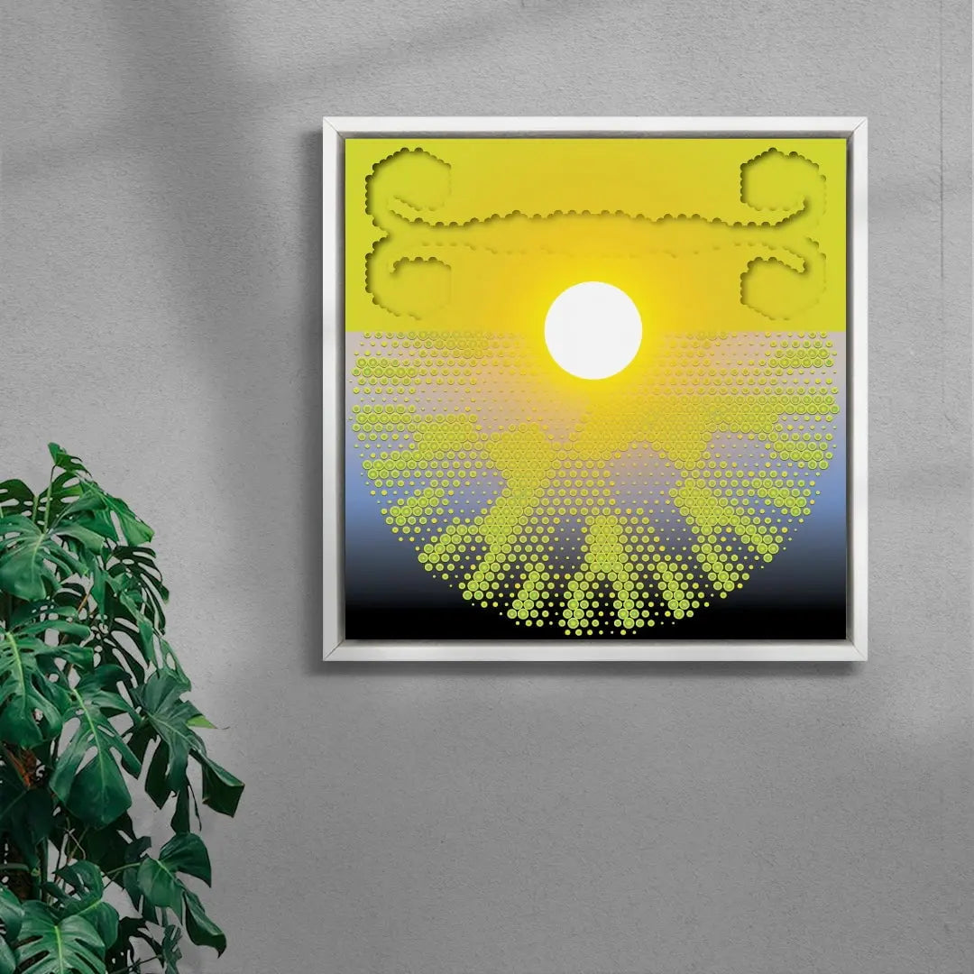 Sacral contemporary wall art print by Klara Troost - sold by DROOL