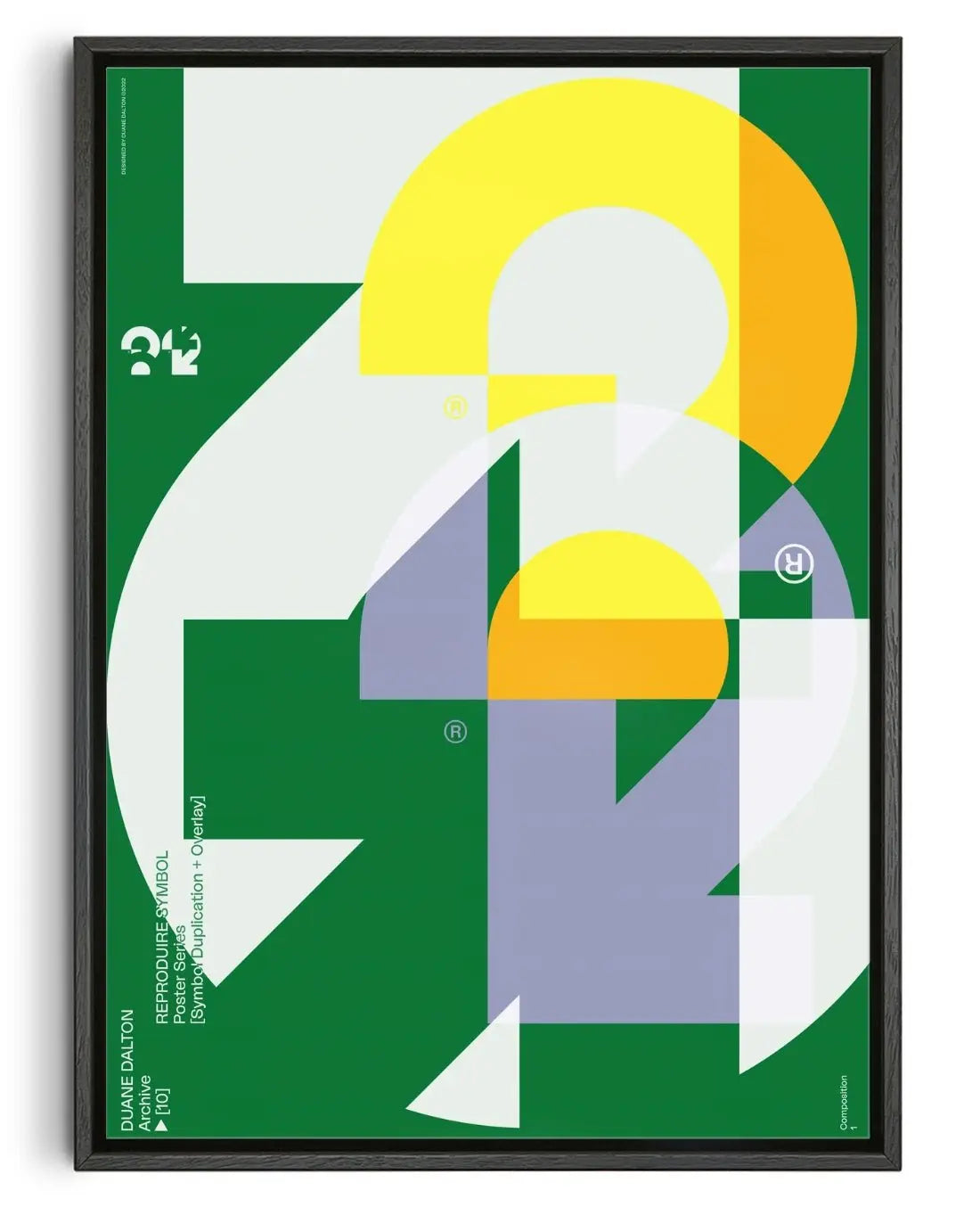 Reproduire Symbol (Version 1) - Canvas Print by Duane Dalton | DROOL