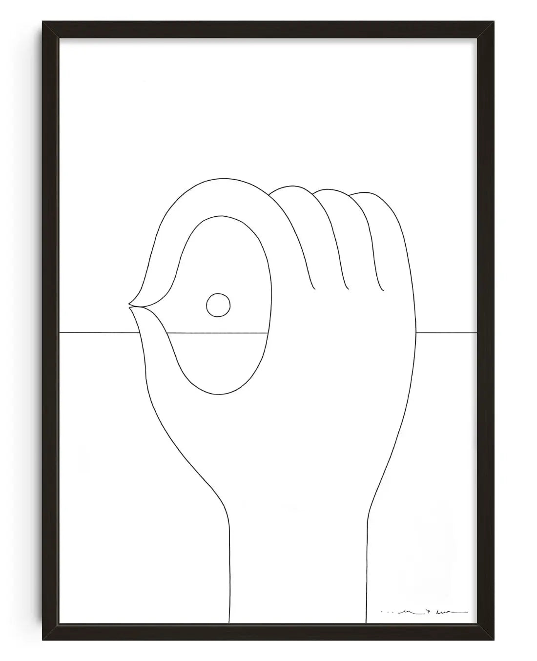 focus contemporary wall art print by CHIAKI KOBAYASHI - sold by DROOL