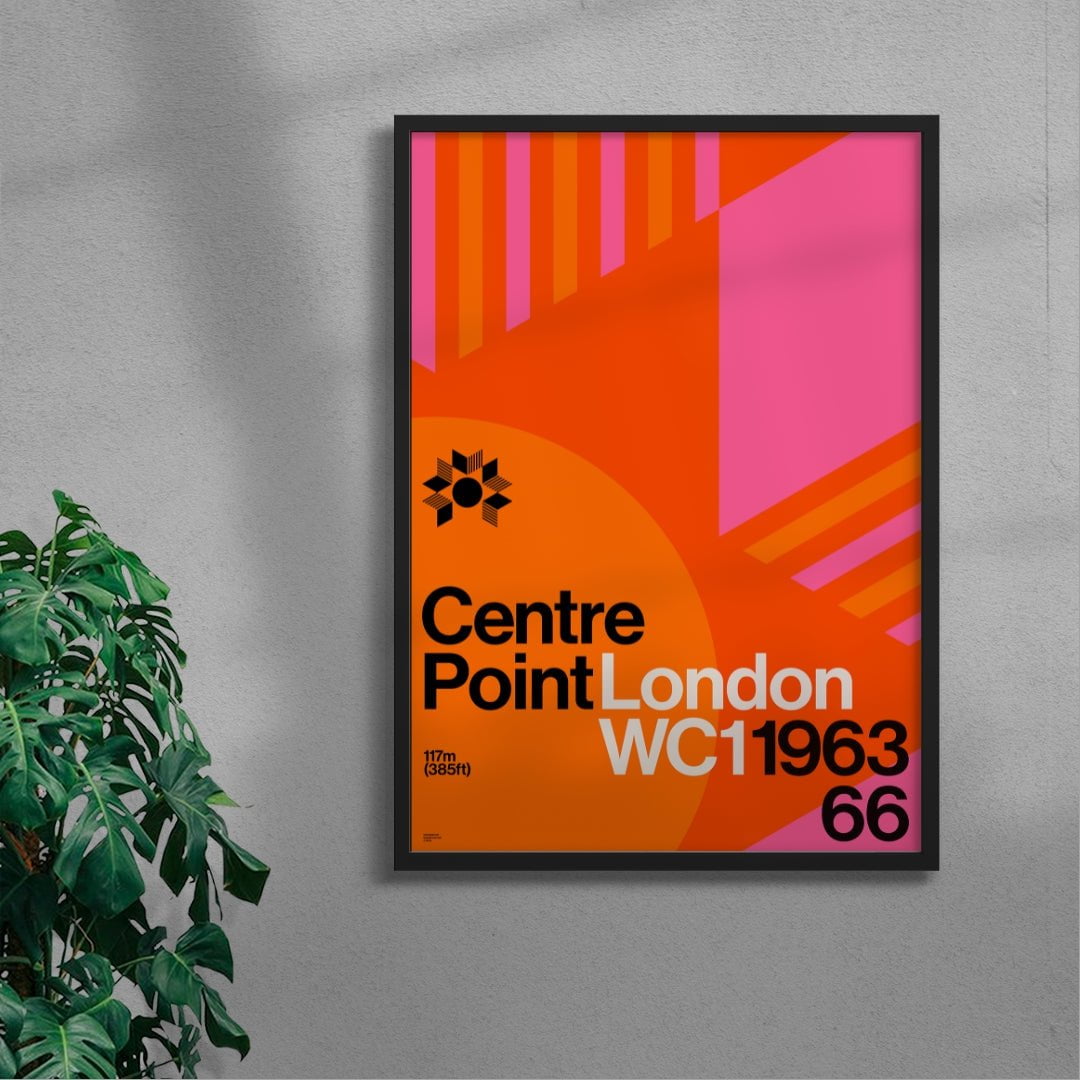 Centre Point contemporary wall art print by Duane Dalton - sold by DROOL