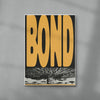 BOND contemporary wall art print by Sheyi Adebayo - sold by DROOL