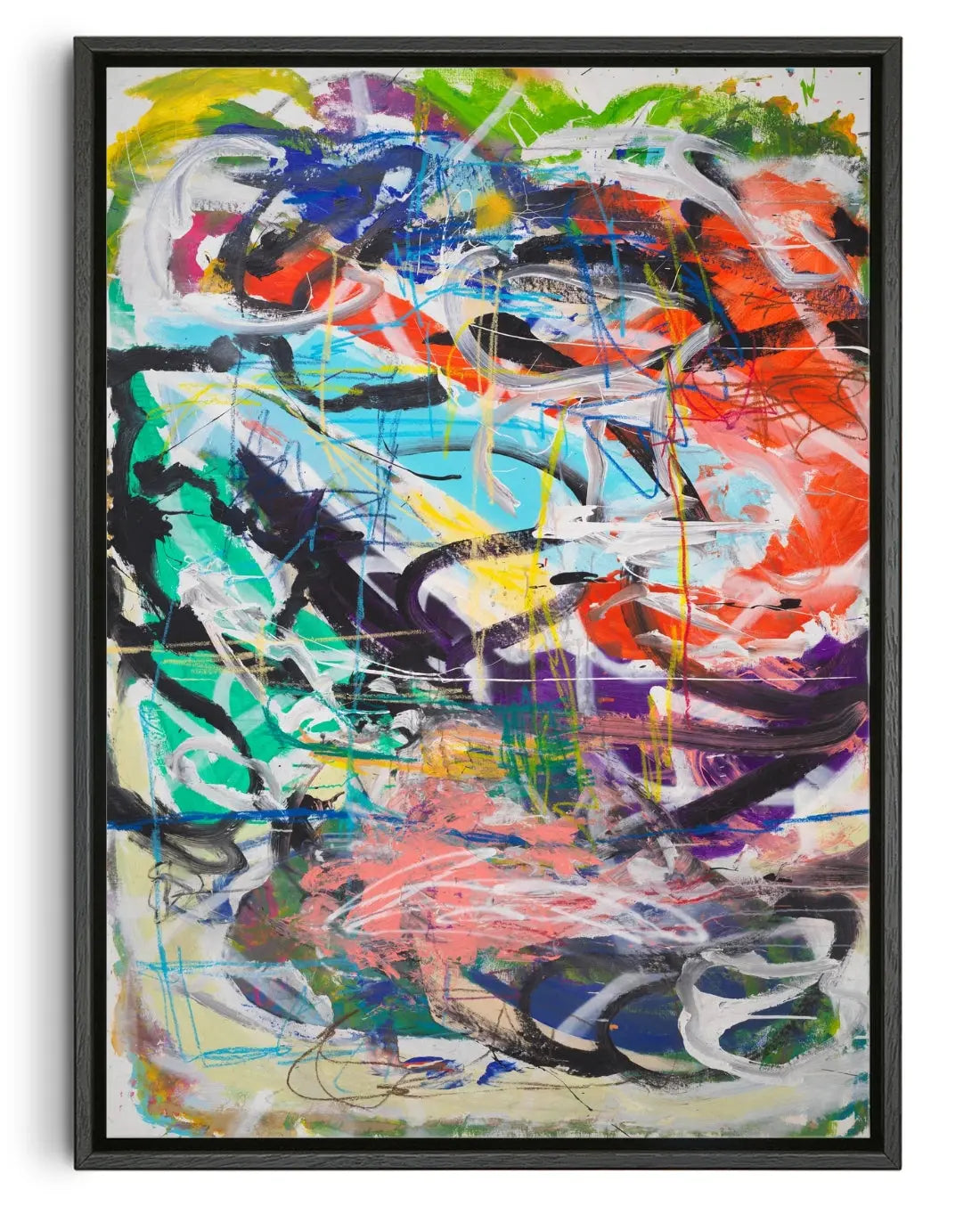 AXEL & SAVAGE contemporary canvas print by Pink Morro - sold by DROOL
