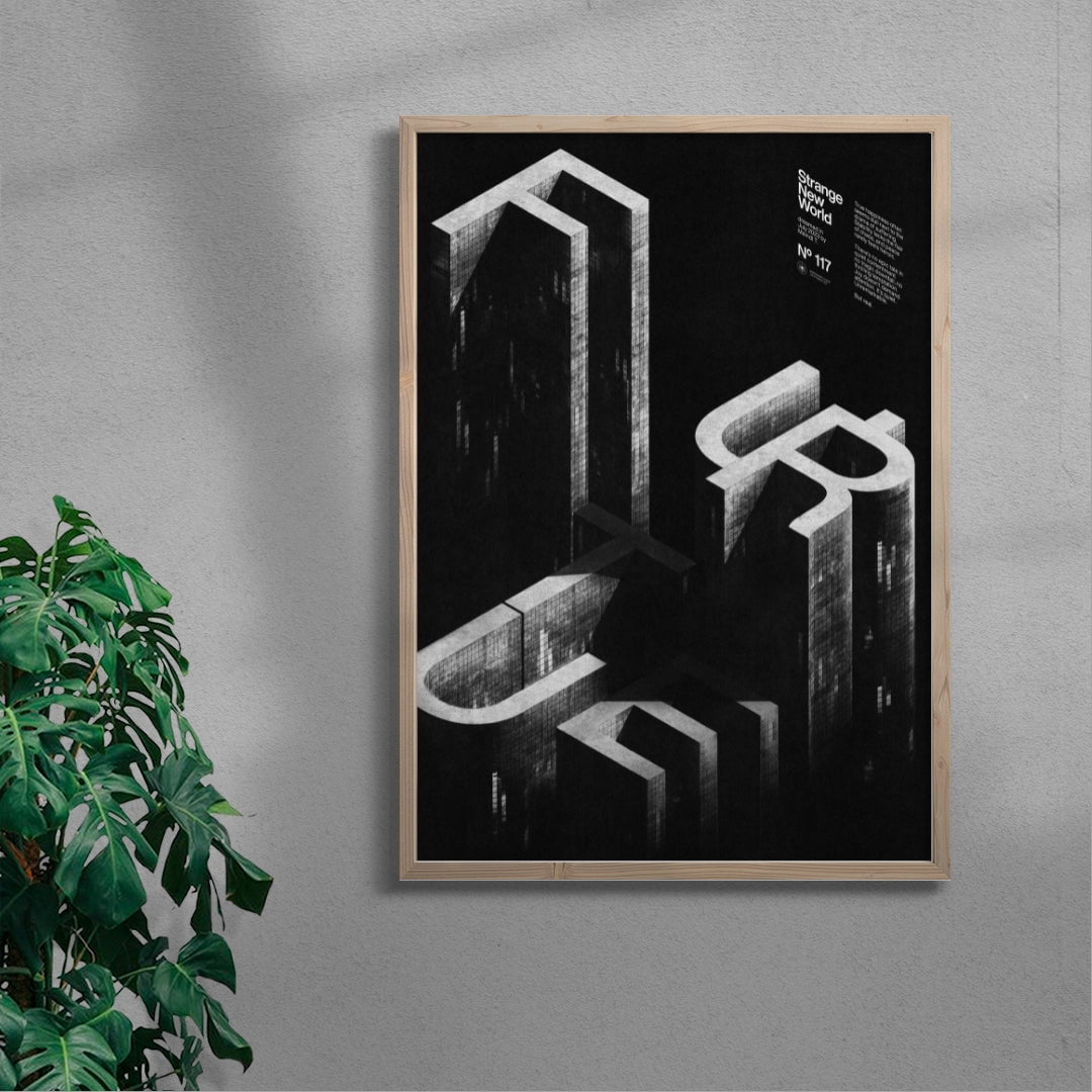 Future contemporary wall art print by Meindl Taxer - sold by DROOL