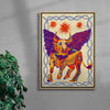 Bull of Heaven contemporary wall art print by Kwonny - sold by DROOL